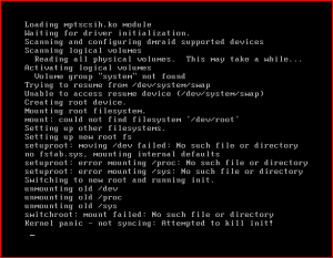 Linux Kernel Panic